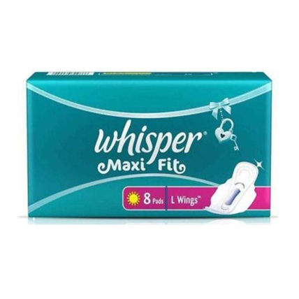 Whisper Maxi Fit Pads 8s